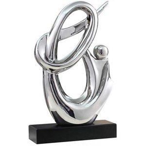 Home Decoration,Silver Ceramic Porcelain Sculpture,Ceramic Creative Decoration